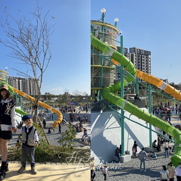 [台中景點]台中馬卡龍公園 免費親子景點/彩色超...