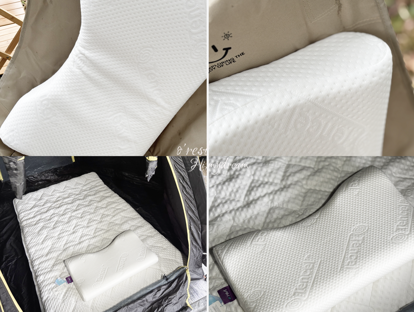 露營帶著 O'Rest 記憶枕享受好睡眠